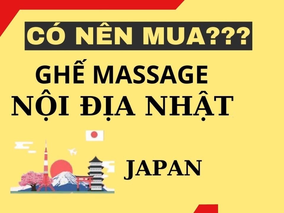 Có nên mua ghế massage nhật nội địa không?