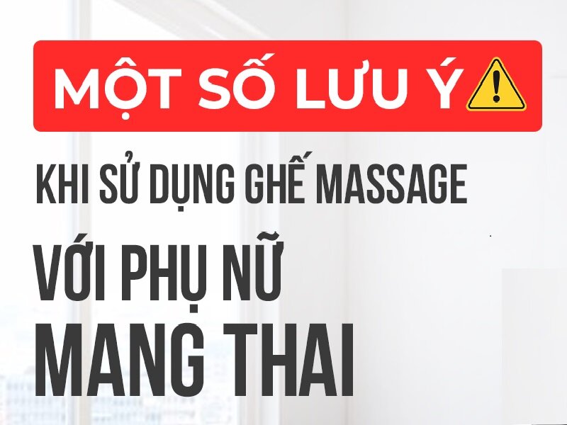 Bà bầu có nên ngồi ghế massage không?