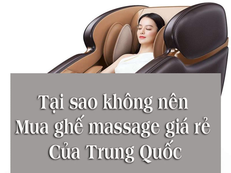 Mua ghế massage Trung Quốc xong bán lại có ai mua không?