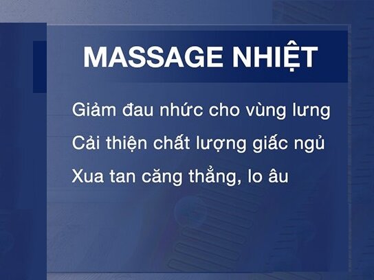 Lợi ích nhiệt hồng ngoại của ghế massage với người sử dụng