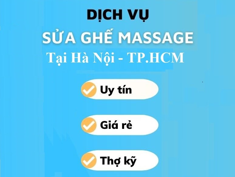 Tại sao ghế massage không nâng hạ cơ lưng và chân được