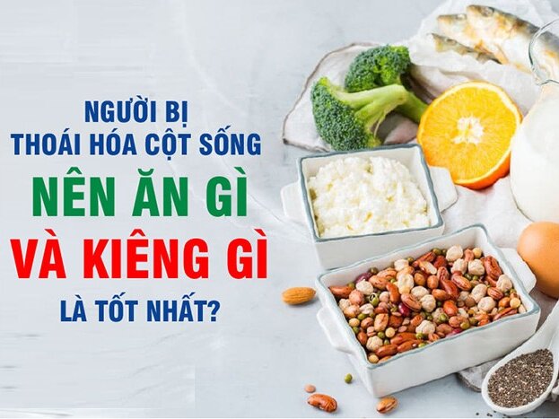 thoái hóa đốt sống cổ nên bổ sung gì