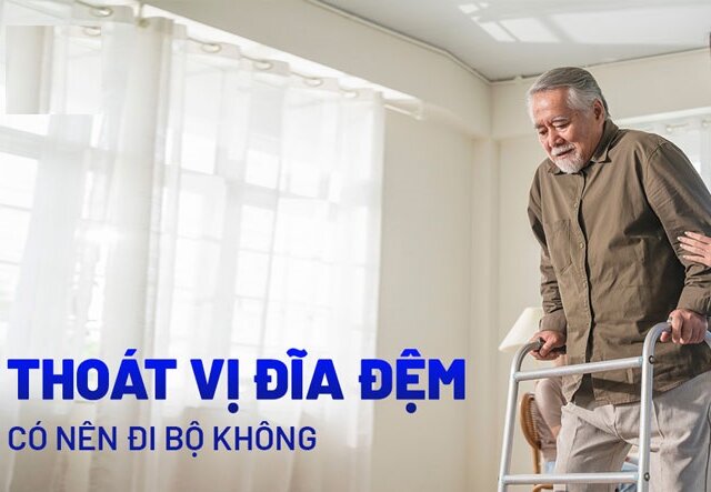 KHI BỊ THOÁT VỊ ĐĨA ĐỆM CÓ NÊN ĐI BỘ KHÔNG?