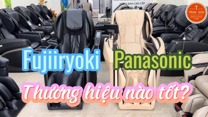So sánh ghế massage Panasonic và Fujiiryoki nội địa Nhật Bản